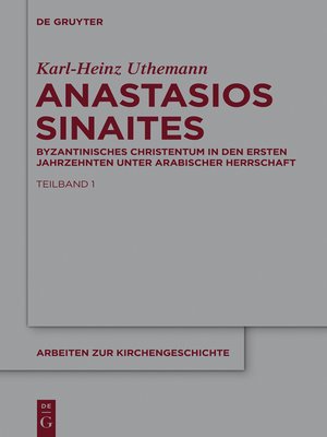 cover image of Anastasios Sinaites
